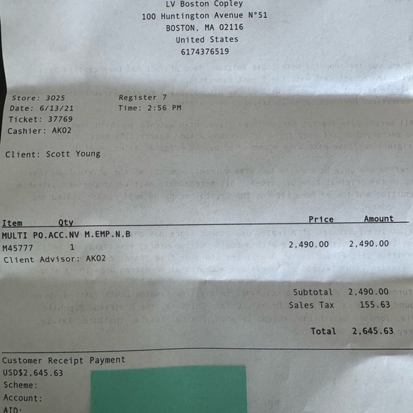 Louis Vuitton Multi Pochette Accessoires Black Empreinte Monogram Giant M45777 - Picture 8 of 9